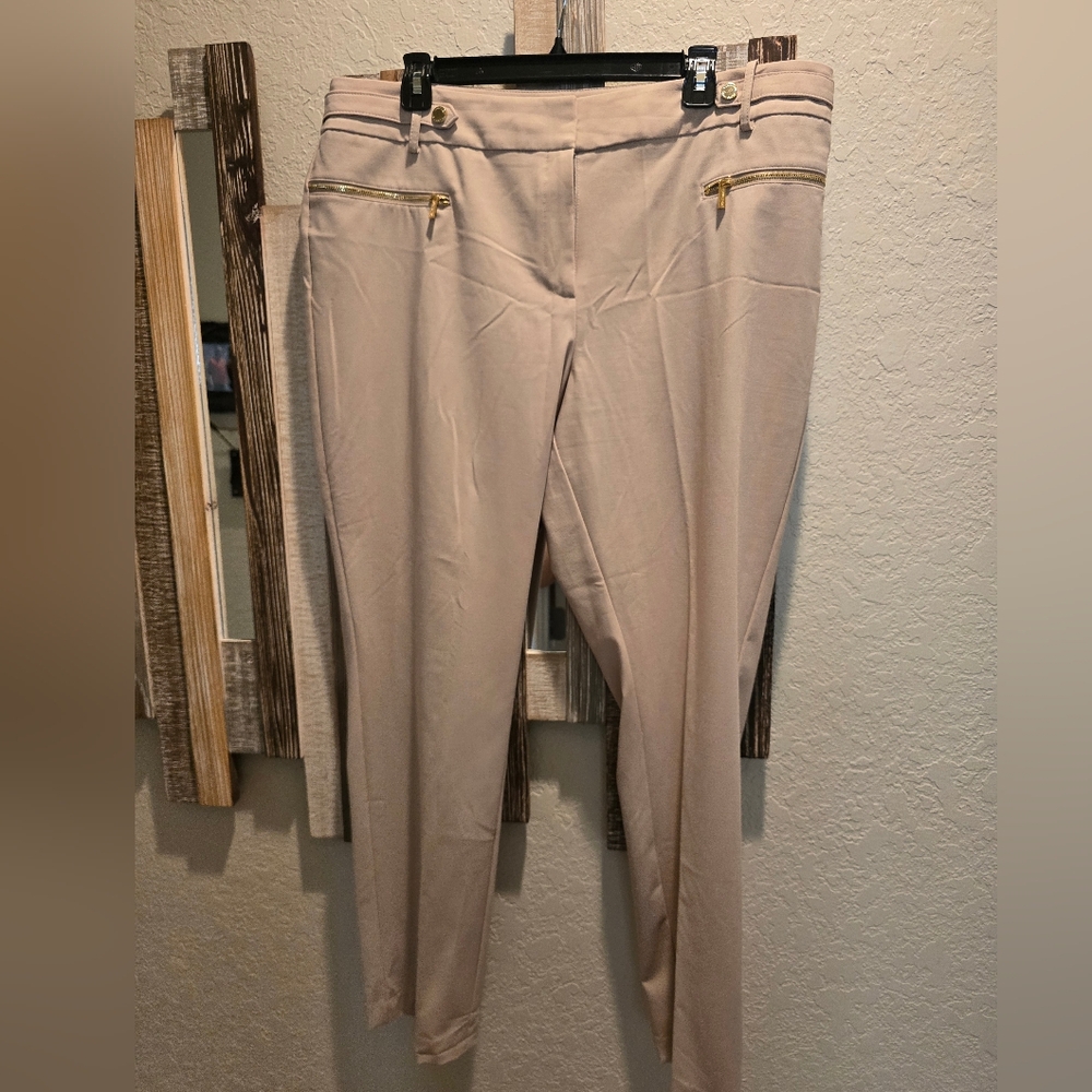 Calvin Klein Cream Ankle Pants